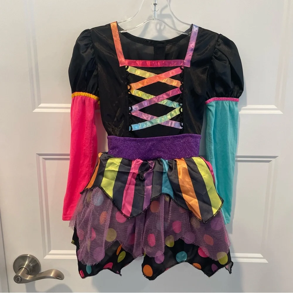 Miss Matched Witch child costume S (4-6)
